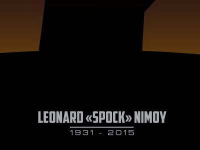 R.I.P. Leonard Nimoy