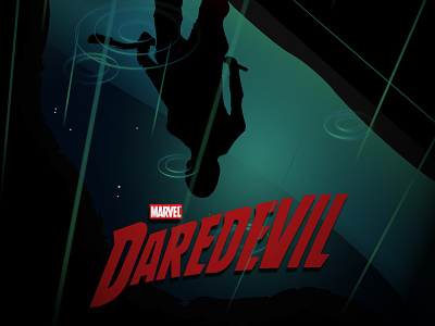 Daredevil [Full Vector] daredevil illustrator marvel movie netflix posterposse pp project serie vector