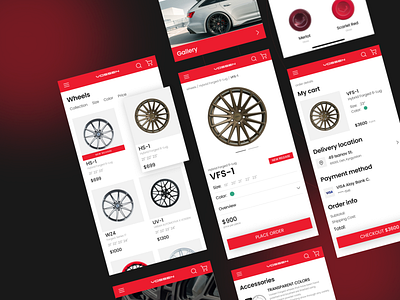 VossenWheels mobile redesign concept