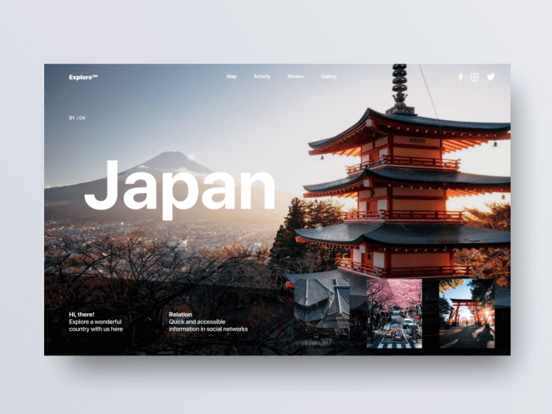 Japan | Leading design ui web website