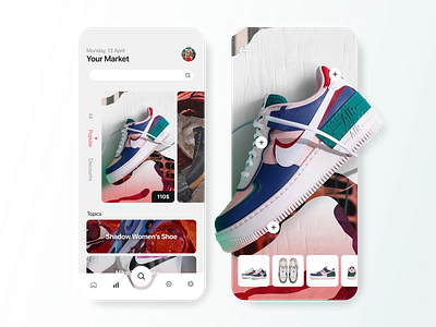 Sportswear | App app design mobile store ui