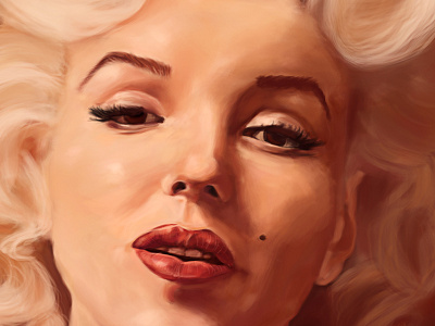 Marilyn Monroe Painting art digital painting illustration marilyn monroe painting portrait