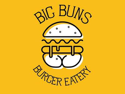 Big Buns Burger Eatery brand design branding branding design design graphic graphic design illustration illustrator logo logo design logo designer logodesign logos photoshop