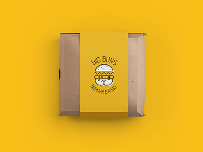 Big Buns Burger Eatery Packaging brand design branding branding design design graphic design illustration illustrator logo logo design logo designer logodesign package package design packaging photoshop