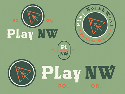 Play Northwest Logo adventure brand design brand designer branding branding design graphic graphic design illustration illustrator logo logo design logo designer minimalist logo minimialism outdoors package design photoshop pine