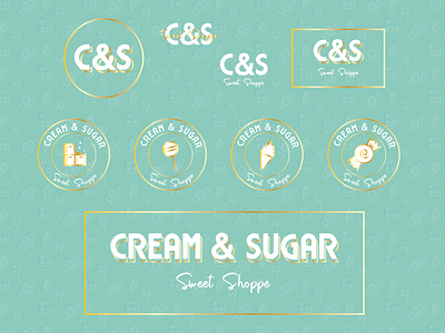 Cream & Sugar Logo brand design brand designer branding branding design graphic graphic design graphic designer illustrator logo logo design logo designer logodesign merchandise package package design packaging