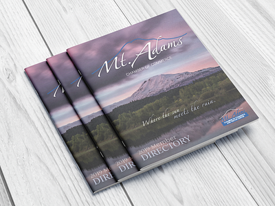 Mt. Adams Chamber of Commerce Directory 2019 booklet chamber of commerce directory editorial design editorial layout graphic design layout design layouts magazine design print design publication