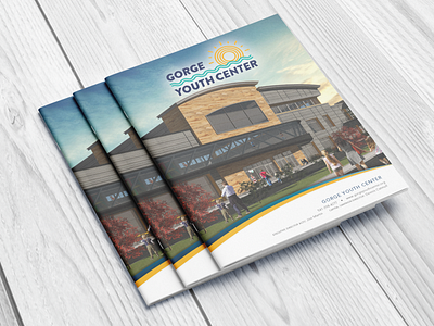 Gorge Youth Center Investor's Pitch booklet editorial design editorial layout graphic design indesign layout design layouts magazine design pitch deck print design publication design