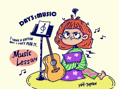 DAY3 MUSIC day by day illustration 练习