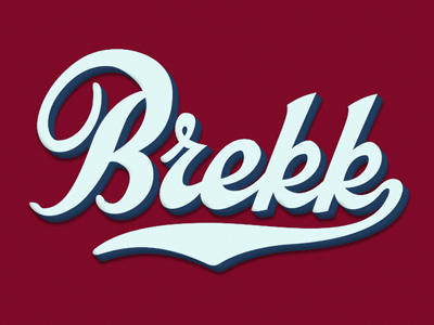 Brekk Script brekk scripts typography