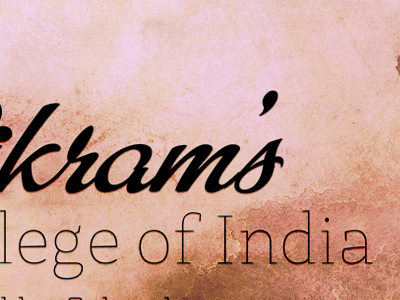 Kram's lege of India typography yoga