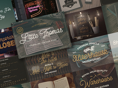 Little Thomas Font branding type art typedesign typeface typography