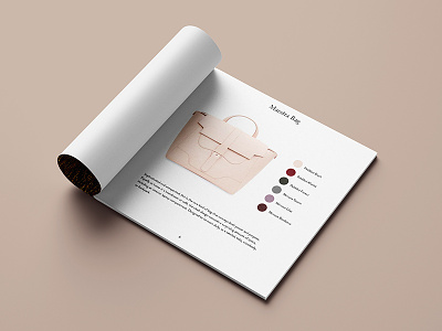 SENREVE Lookbook catalog design editorial fashion layout layoutdesign minimal design mockup print