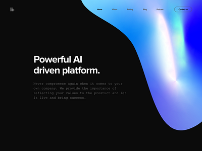 AI Homepage app branding design flat icon illustration minimal typography ui ux vector web