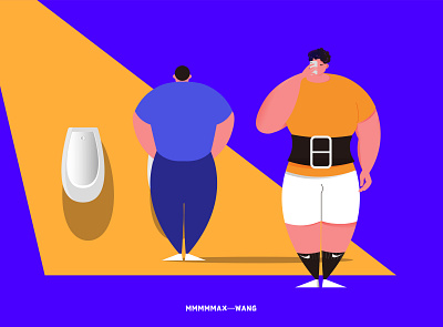 Little story in the toilet animation branding design flat illustration illustrator typography website