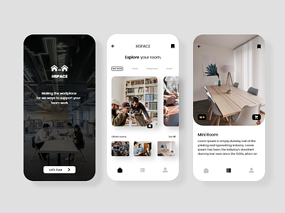 HSPACE - Mobile Design app design mobile mobile design