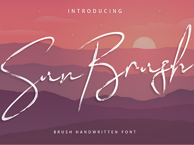 Sun Brush Font