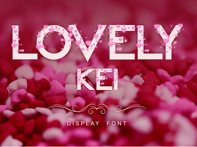 Lovely Kei Font awesome design famous font graphic design illustration invitations love lovely lovely font parties pink romantic typography wedding
