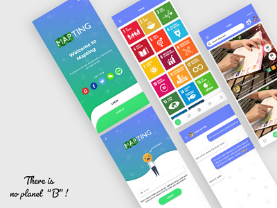 Sustainable Development Goals App Design app design appdesign appuiux creative design design forgotpassword sign in signup typography uiuxdesign xd xd design