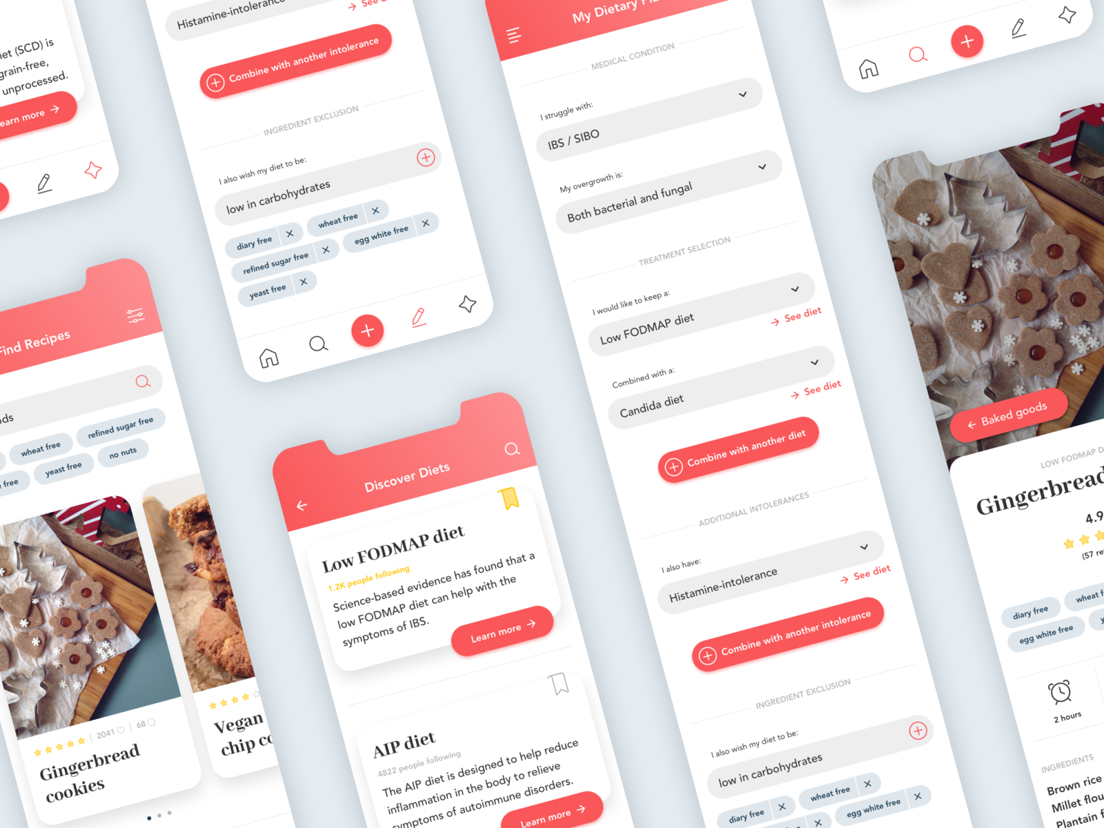 Recipe app additional screens (concept) by Dorottya Porkoláb for ...