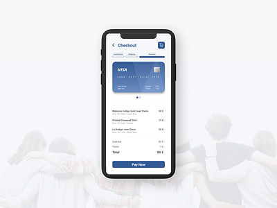 Credit Card Checkout #DailyUI #002 002 app blue checkout page credit card checkout dailyui design minimal ui ux