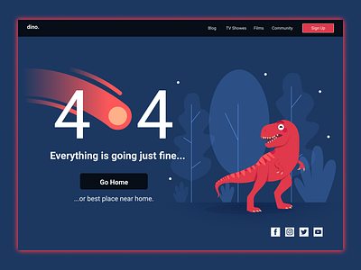 404 Page #DailyUI #008