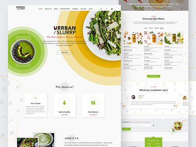 Restaurant website UI design landing page logo minimal restaurant restaurant website ui ui ux uidesign website design