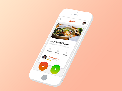 Fooder - A "Tinder app" for recipes