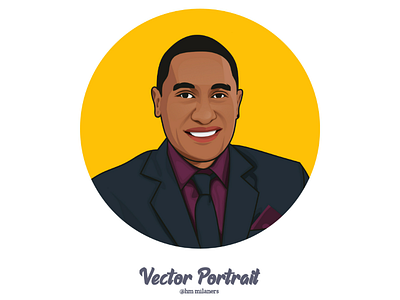 Vector portrait artwork cartooning commissionwork digitalart drawing illustrations portrait vectorart vectorportrait