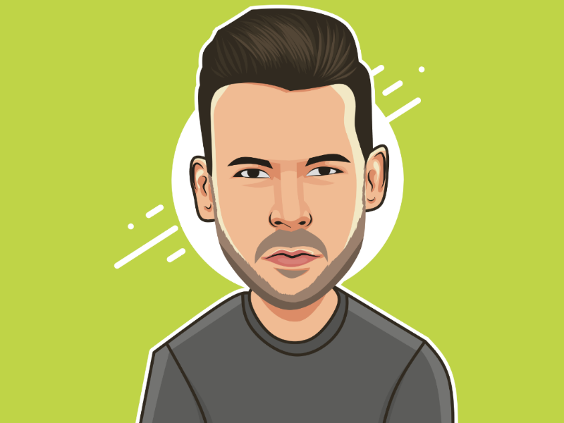 Bighead vector caricature character vectorart cartoon caricature