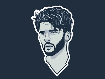 Flat avatar vector