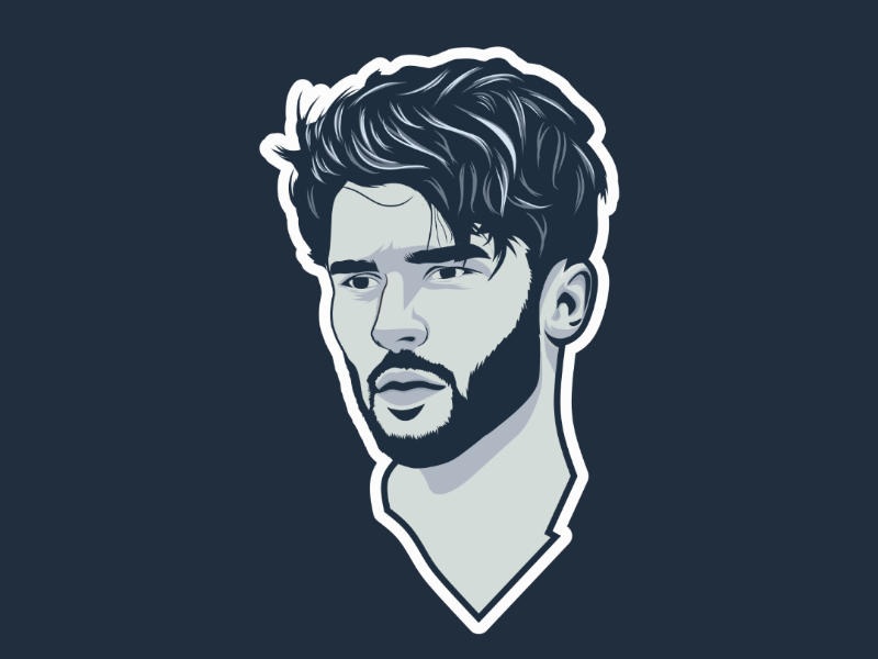 Flat avatar vector lineart colorize draw cartoon vectorart avatar flat