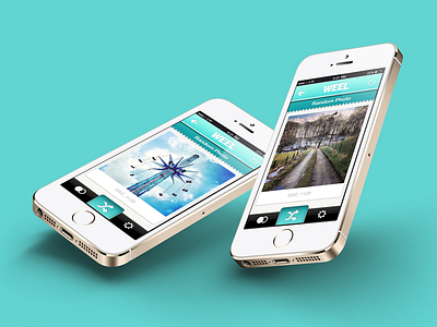 Weel app application design interface design ios organisation photos ui ux