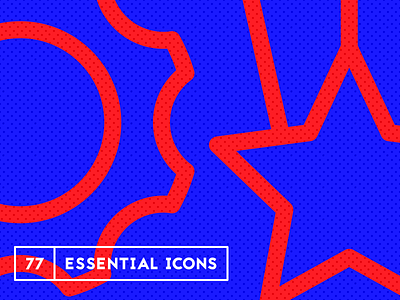 77 Essential Icons Pattern