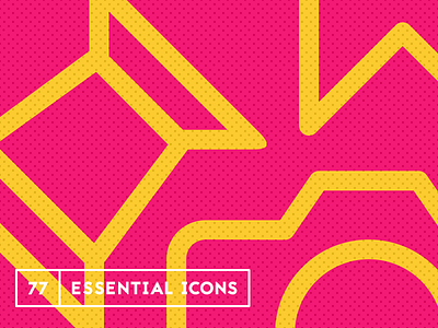 77 Essential Icons Pattern