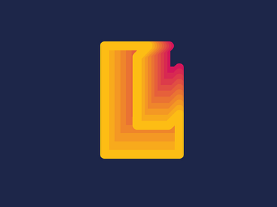 L — 36 Days Of Type 36 days l 36 days of type bryn taylor colour design flat l letter type typography