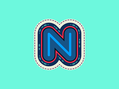N — 36 Days Of Type 36 days n 36 days of type 3d alphabet bryn taylor colour letter n type typography