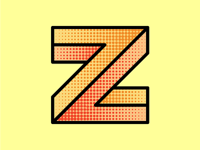 Z — 36 Days Of Type 36 days of type 36 days z bryn taylor colour design flat letter type typography z