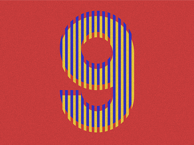 9 — 36 Days Of Type 36 days 9 36 days of type 9 bryn taylor colour design number type typography