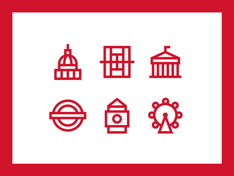 Citysets — London free icons freebie icon set brand side project bryn taylor citysets london cities travel