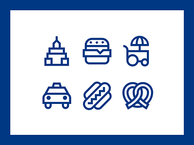 Citysets — New York brand bryn taylor cities citysets free icons freebie icon set new york side project travel