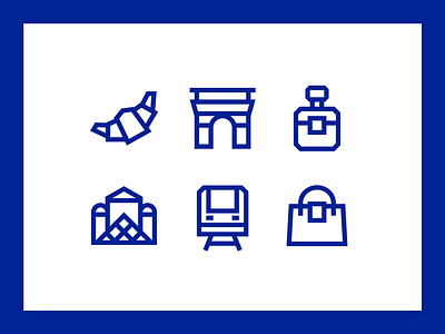 Citysets — Paris brand bryn taylor cities citysets free icons freebie icon set paris side project travel