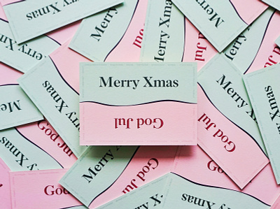 🇬🇧 Merry Xmas × God Jul 🇸🇪 2019 christmas christmas card christmas cards colour design english festive god jul merry xmas print serif stock swedish type typography xmas