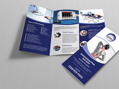 Medical Tri-fold Brochure branding brochure brochure design catalog design flyer medical pamphlet photograhy product page real estate