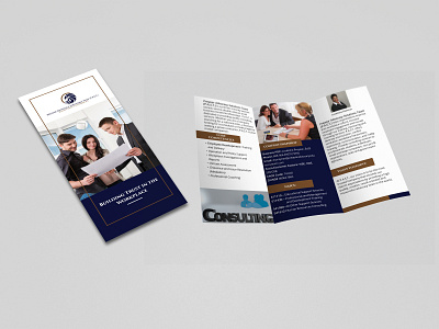 Consulting Tri-fold Brochure branding brochure brochure design catalog construction consulting brochure flyer medical pamphlet photograhy real estate typography