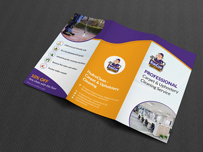 Cleaning Service Brochure branding brochure brochure design catalog cleaning service flyer medical pamphlet photograhy real estate typography