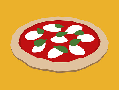 No. 1 food graphic design illustration pizza poster print vector