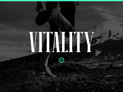 Vitality active adventure athletic branding energy fitness gym outdoors spiritual strong training