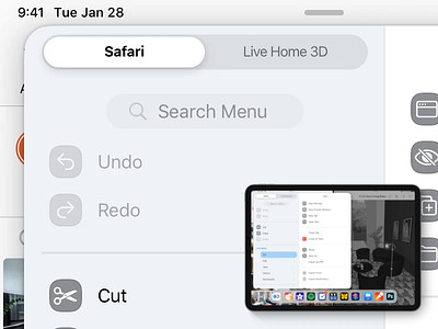 iPad Main Menu – Interaction Detail – App Switch apple concept interaction ipad ipados private redesign sketch.app study ui ui design