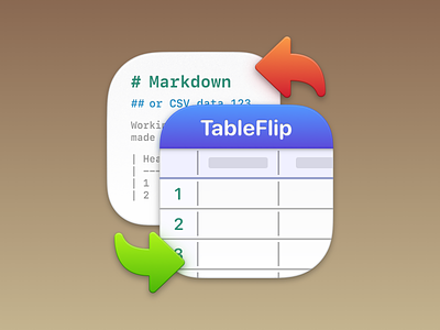 TableFlip – Mac App Icon – Big Sur app icon apple big sur icon logo mac icon redesign sketch.app work